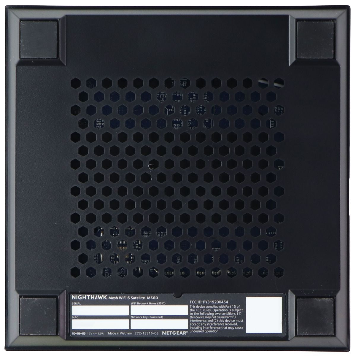 NETGEAR Nighthawk Whole Home Mesh WiFi 6 Add-on Satellite (MS60) Networking - Boosters, Extenders & Antennas Netgear    - Simple Cell Bulk Wholesale Pricing - USA Seller