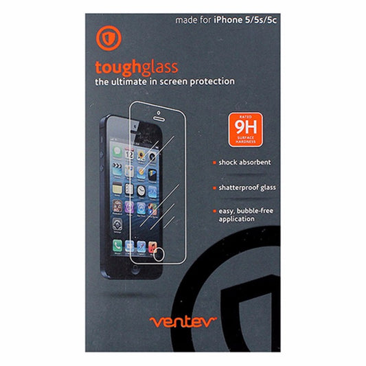 Ventev Tough Glass Tempered Glass Screen Protector for iPhone 5/5S/5C - Clear Cell Phone - Screen Protectors Ventev - Simple Cell Bulk Wholesale Pricing - USA Seller