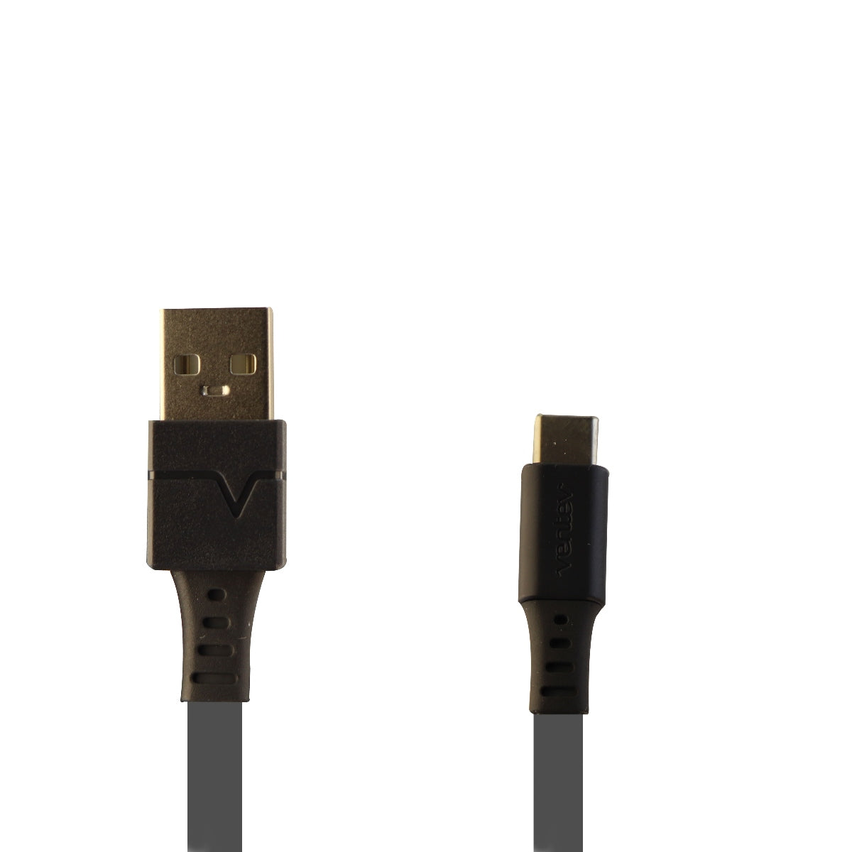 Ventev Dashport 2 USB Ports with USB Type C Cable Car Charger - Gray Orange Cell Phone - Chargers & Cradles Ventev - Simple Cell Bulk Wholesale Pricing - USA Seller