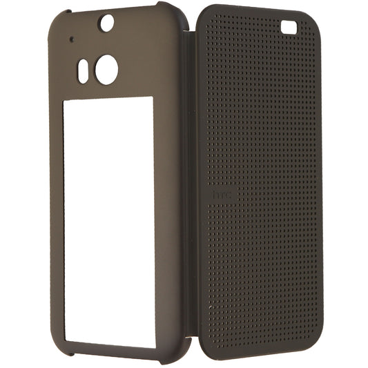 Verizon Wireless HTC Dot View Protective Case Cover for The HTC M8 - Gray Cell Phone - Cases, Covers & Skins Verizon    - Simple Cell Bulk Wholesale Pricing - USA Seller