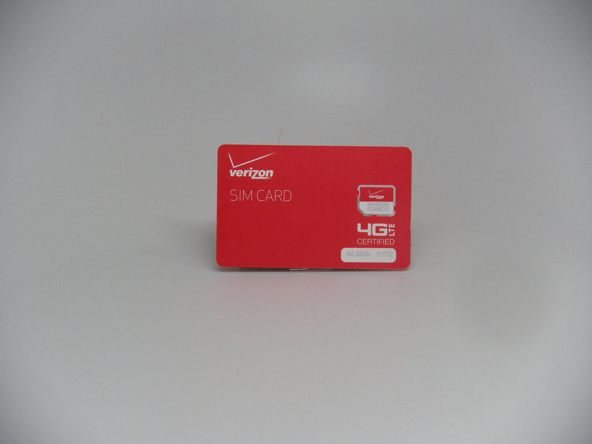 Verizon Wireless 4G LTE Certified MICRO SIM Card (BULKSIM3FF-A) Phone Cards & SIM Cards Verizon - Simple Cell Bulk Wholesale Pricing - USA Seller