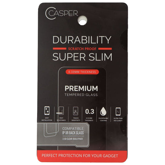 Repair Part - Casper Premium 9H Tempered Back Glass for iPhone XR (Rear Glass) Cell Phone - Screen Protectors Casper    - Simple Cell Bulk Wholesale Pricing - USA Seller