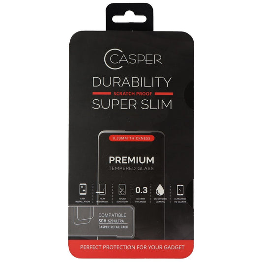 Casper Durability Series 0.33mm Screen Protector for Samsung Galaxy S20 Ultra Cell Phone - Screen Protectors Casper    - Simple Cell Bulk Wholesale Pricing - USA Seller