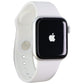 Apple Watch Series 6 (GPS + LTE) A2293 40mm Silver Aluminum / White Sport Band Smart Watches Apple - Simple Cell Bulk Wholesale Pricing - USA Seller