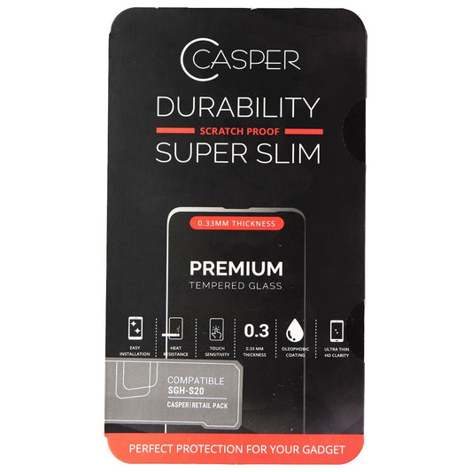Casper Premium 0.33mm Tempered Glass for Samsung Galaxy S20 Cell Phone - Screen Protectors Casper    - Simple Cell Bulk Wholesale Pricing - USA Seller