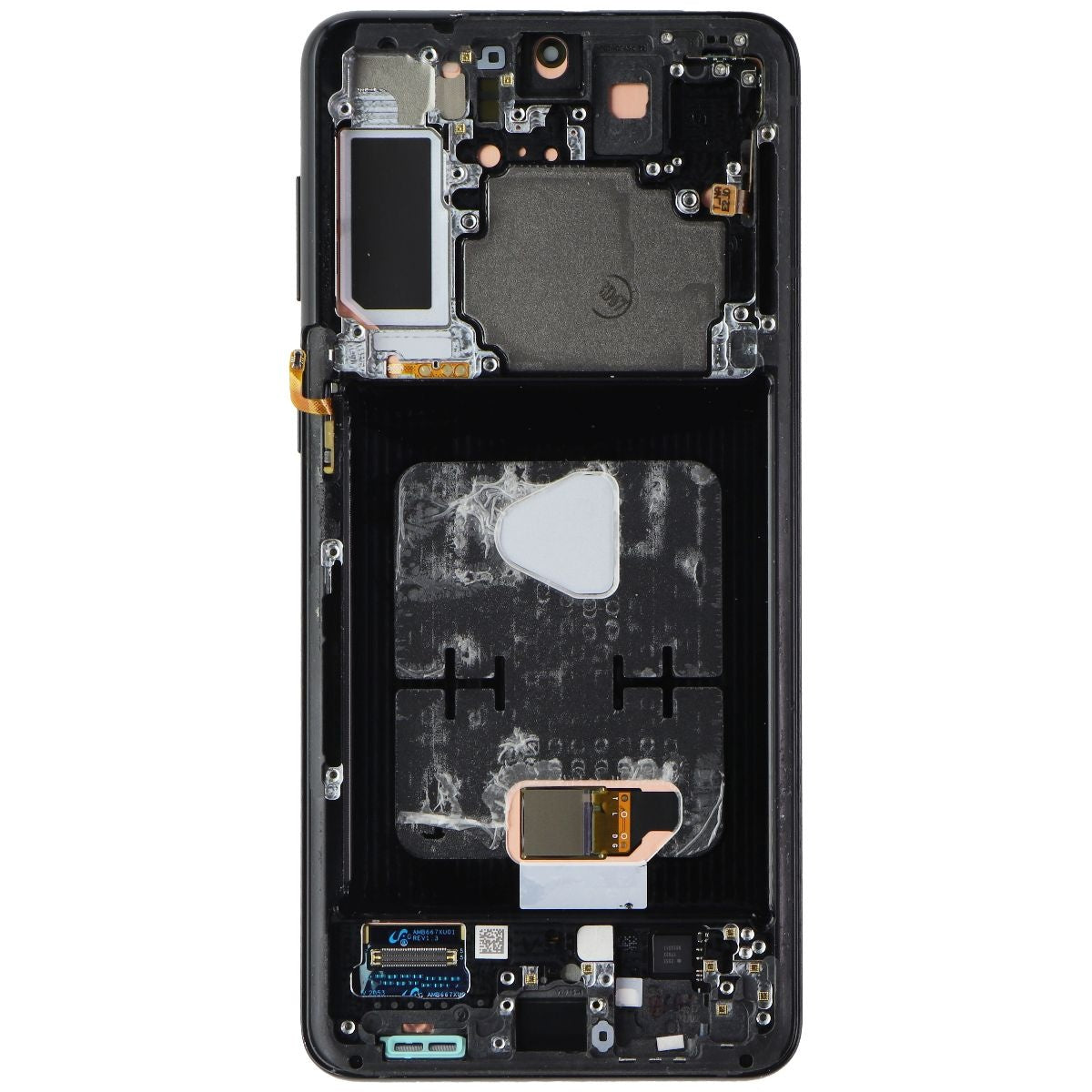 OLED Assembly with Frame for Samsung Galaxy S21 Plus 5G - Phantom Black Cell Phone - Replacement Parts & Tools Unbranded    - Simple Cell Bulk Wholesale Pricing - USA Seller