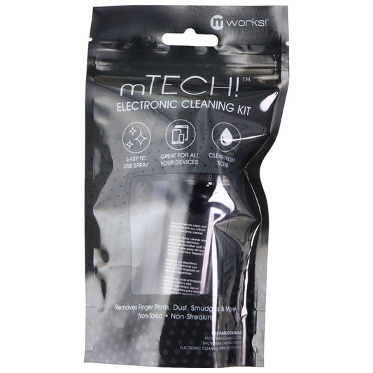 mWorks! mTech! Electronic Cleaning Kit with Spray Bottle & Cloth Cell Phone - Other Accessories mWorks! - Simple Cell Bulk Wholesale Pricing - USA Seller