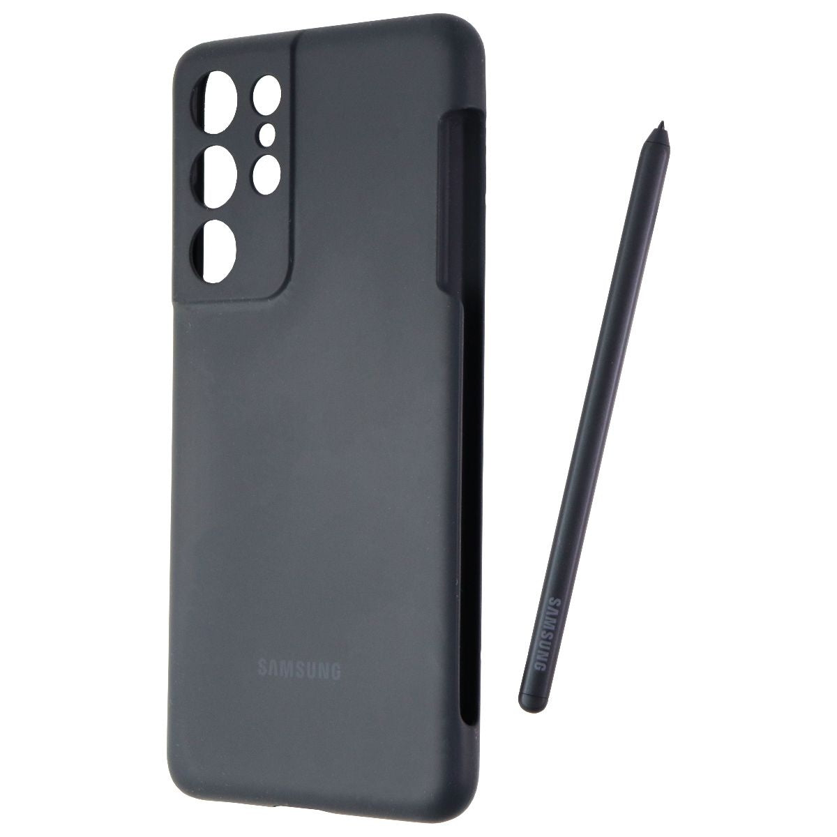 Samsung Silicone Cover with S Pen for Galaxy S21 Ultra / S21 Ultra 5G - Black Cell Phone - Cases, Covers & Skins Samsung - Simple Cell Bulk Wholesale Pricing - USA Seller