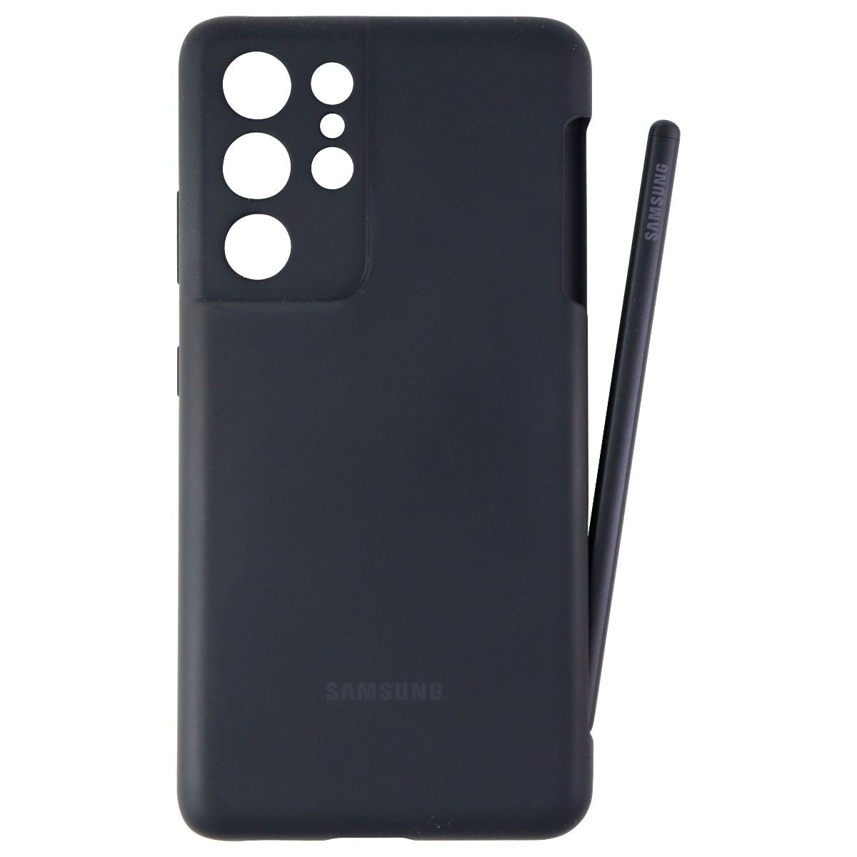 Samsung Silicone Cover with S Pen for Galaxy S21 Ultra / S21 Ultra 5G - Black Cell Phone - Cases, Covers & Skins Samsung - Simple Cell Bulk Wholesale Pricing - USA Seller