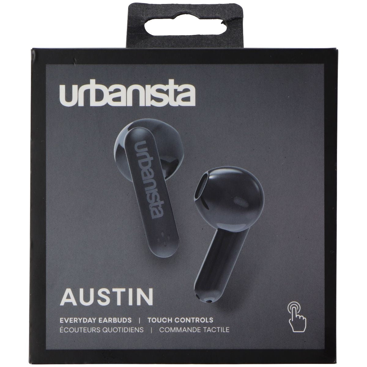 Urbanista Austin True Wireless Earbuds with Built-In Microphone - Midnight Black Portable Audio - Headphones Urbanista    - Simple Cell Bulk Wholesale Pricing - USA Seller