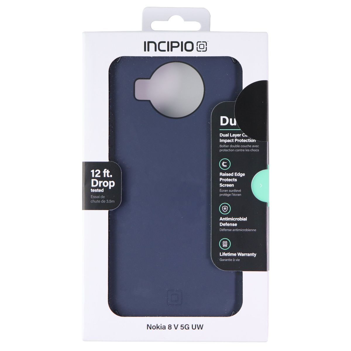 Incipio Duo Series Dual Layer Case for Nokia 8 V 5G UW - Indigo Blue