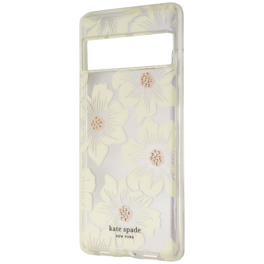 Kate Spade Defensive Hardshell Case for Pixel 6 Pro - Hollyhock Floral Clear Cell Phone - Cases, Covers & Skins Kate Spade    - Simple Cell Bulk Wholesale Pricing - USA Seller