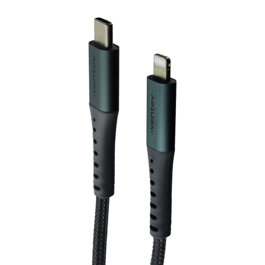Ventev ChargeSync (10ft) USB-C to Lightning 8-Pin Cable for iPhones - Steel Cell Phone - Cables & Adapters Ventev - Simple Cell Bulk Wholesale Pricing - USA Seller