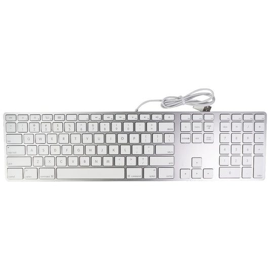 Apple Wired USB Keyboard for Mac OS - Silver/White (A1243, MB110LL/B) Keyboards/Mice - Keyboards & Keypads Apple - Simple Cell Bulk Wholesale Pricing - USA Seller