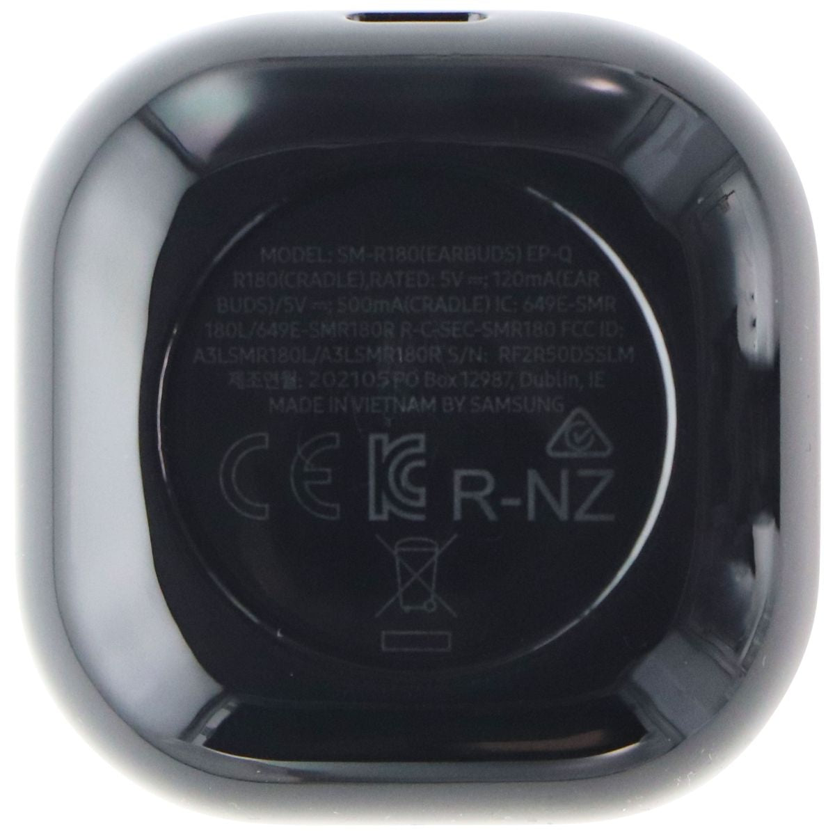 Samsung Replacement Charging Case for Galaxy Buds Live - Onyx Black (EP-QR180)