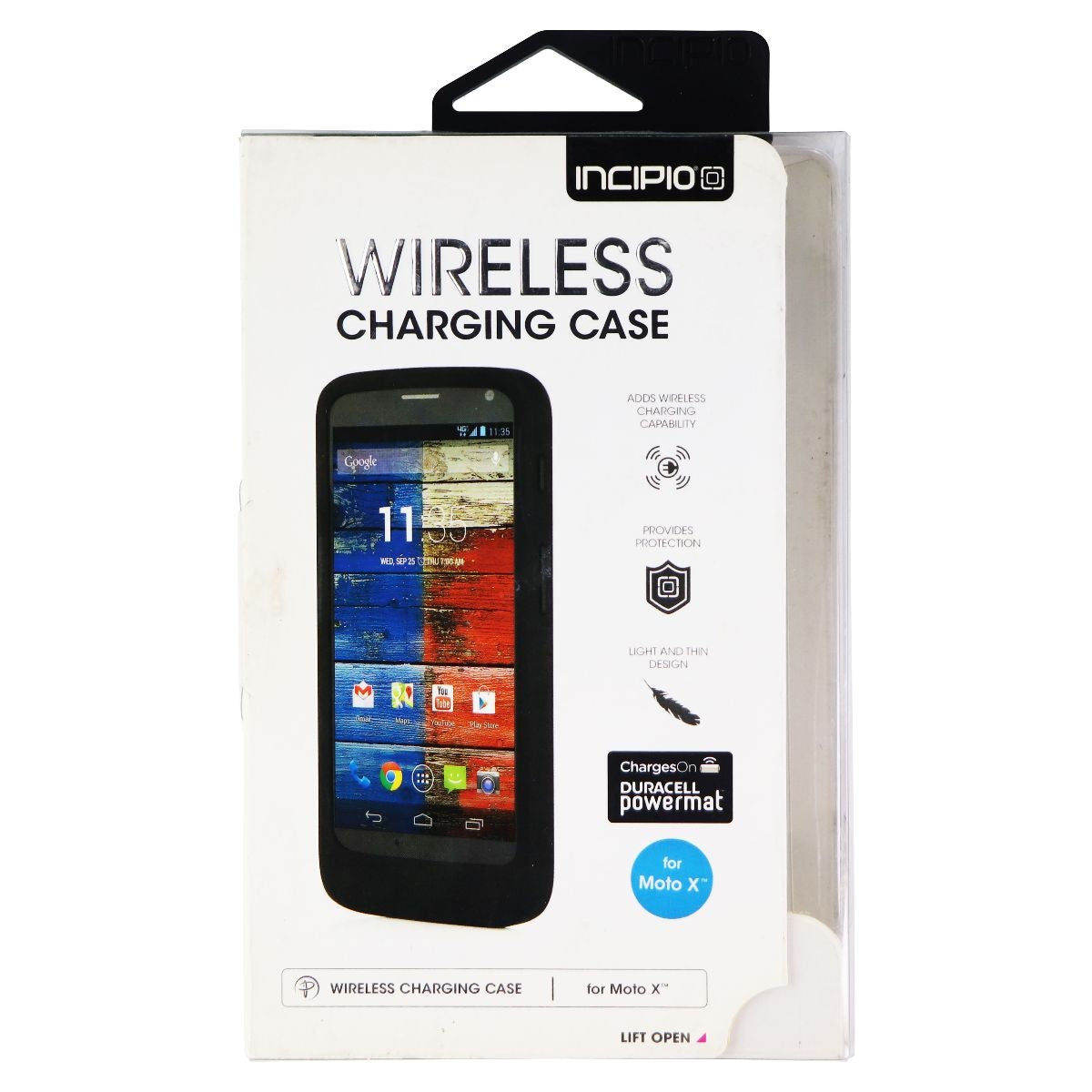 Incipio Wireless Charging Case for Motorola Moto X (XT1058) Smartphones - Blue Cell Phone - Cases, Covers & Skins Incipio - Simple Cell Bulk Wholesale Pricing - USA Seller