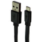 mWorks! mPOWER! (6-Foot) Micro-USB to USB Flat Cable - Gloss Black Cell Phone - Cables & Adapters mWorks! - Simple Cell Bulk Wholesale Pricing - USA Seller