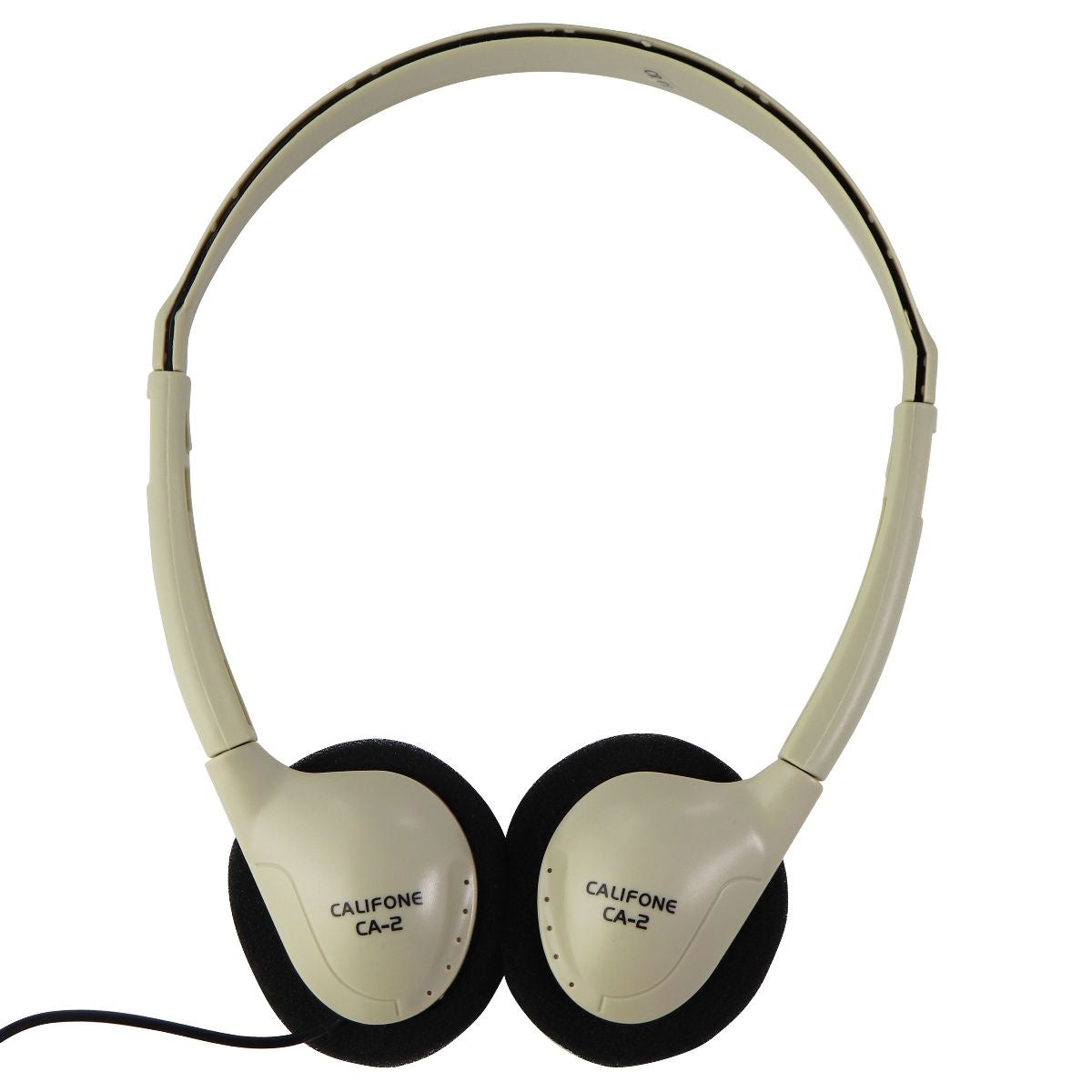 Califone CA-2 Wired 3.5mm Stereo Headphones - Beige Portable Audio - Headphones Califone    - Simple Cell Bulk Wholesale Pricing - USA Seller