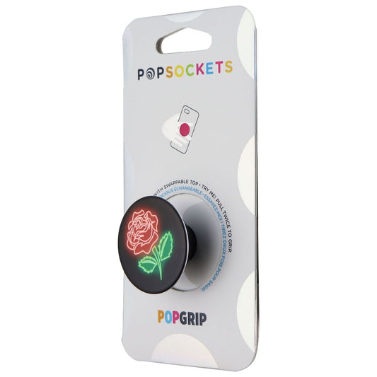 PopSockets: PopGrip Stand and Grip with a Swappable Top - Neon Rose Cell Phone - Mounts & Holders PopSockets - Simple Cell Bulk Wholesale Pricing - USA Seller