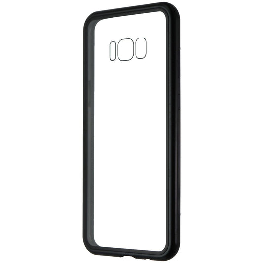 Zore Hybrid Glass Series Case for Samsung Galaxy S8 Plus - Clear/Black Cell Phone - Cases, Covers & Skins Zore    - Simple Cell Bulk Wholesale Pricing - USA Seller