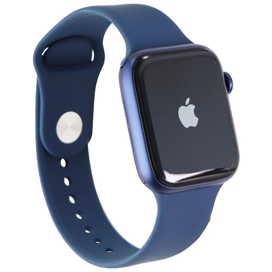 Apple Watch Series 6 (GPS + LTE) - 44mm Blue Aluminum/Blue Sport Band (A2294) Smart Watches Apple    - Simple Cell Bulk Wholesale Pricing - USA Seller