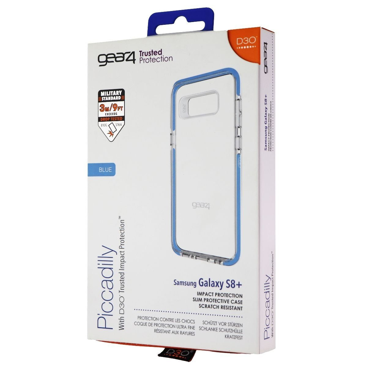 ZAGG (28412) Piccadilly Case for Samsung Galaxy S8+ - Coral Blue Cell Phone - Cases, Covers & Skins Zagg - Simple Cell Bulk Wholesale Pricing - USA Seller