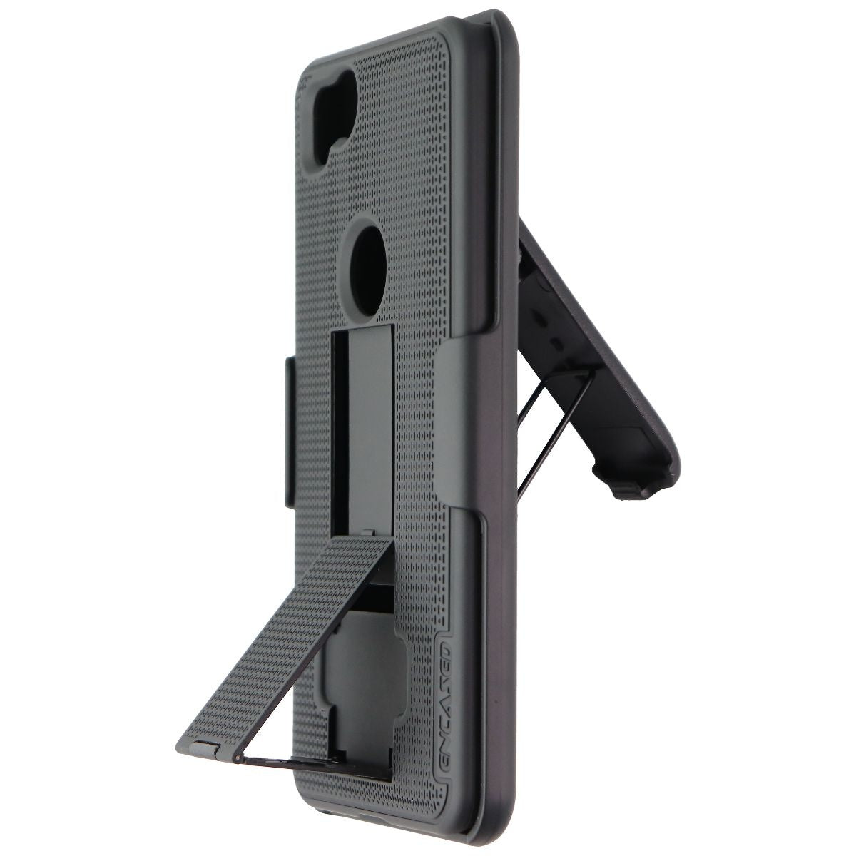 Encased DuraClip Belt Series Case for Google Pixel 2 - Black Cell Phone - Cases, Covers & Skins Encased - Simple Cell Bulk Wholesale Pricing - USA Seller