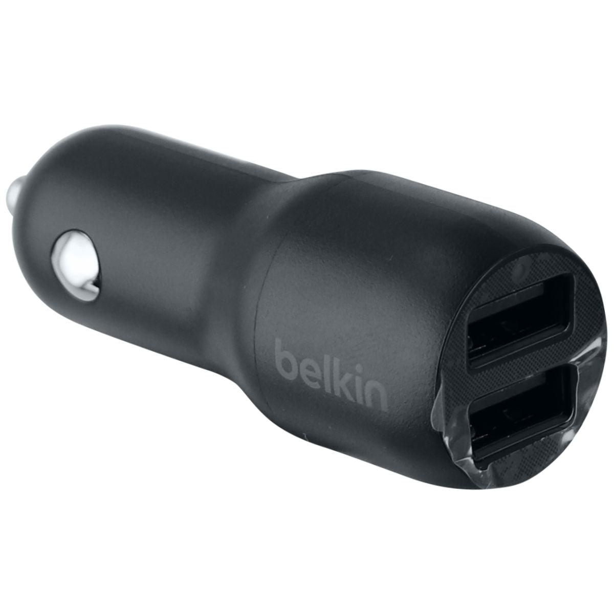 Belkin 24-Watt Dual USB Car Charger for iPhone/Android and More - Black Cell Phone - Chargers & Cradles Belkin - Simple Cell Bulk Wholesale Pricing - USA Seller
