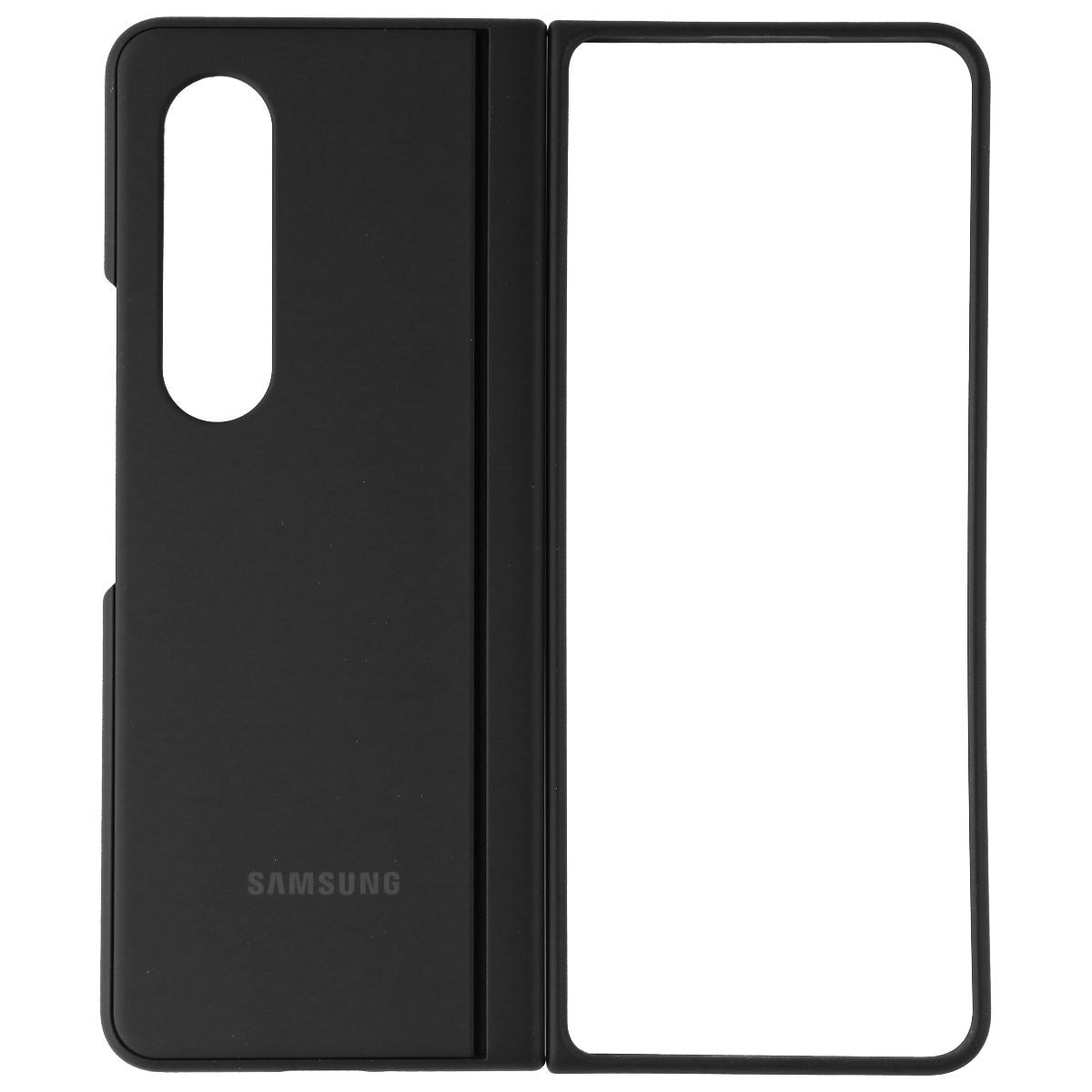 Samsung Official Slim Standing Cover for Galaxy Z Fold4 - Black Cell Phone - Cases, Covers & Skins Samsung    - Simple Cell Bulk Wholesale Pricing - USA Seller