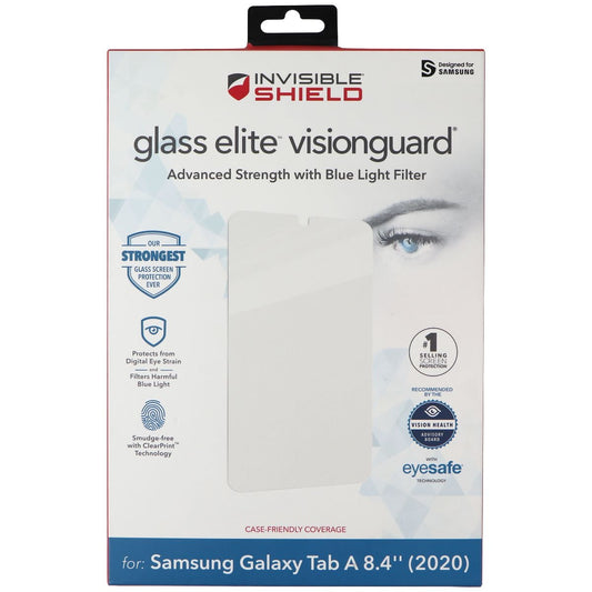 ZAGG (Glass Elite Visionguard) for Samsung Galaxy Tab A (8.4) - Clear iPad/Tablet Accessories - Screen Protectors Zagg - Simple Cell Bulk Wholesale Pricing - USA Seller