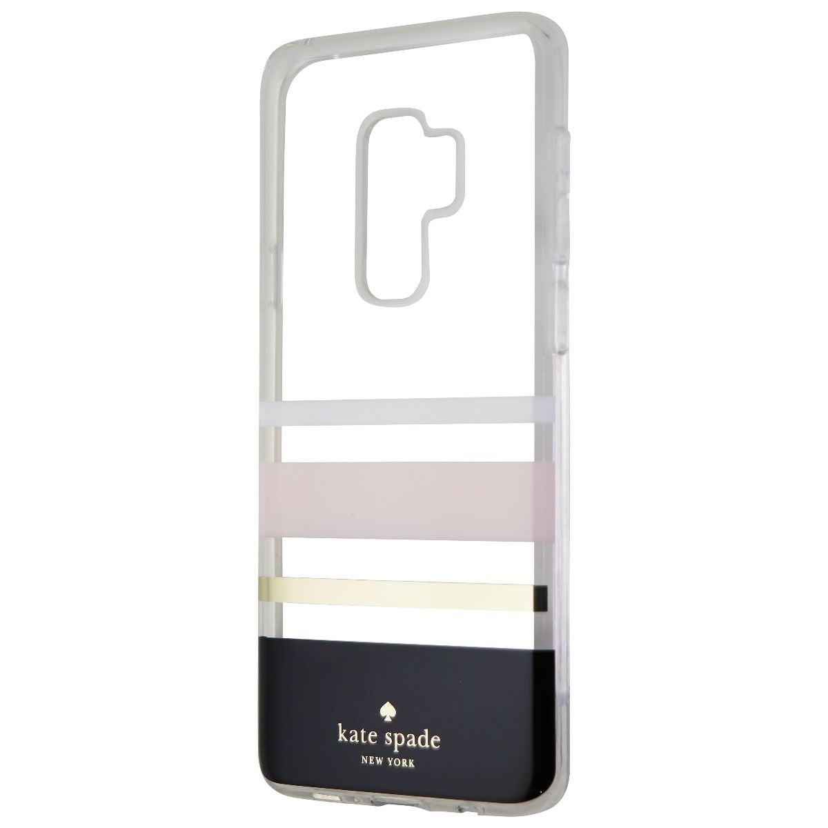 Kate Spade Flexible Hardshell Case for Galaxy S9+ (Plus) Charlotte Stripe Black Cell Phone - Cases, Covers & Skins Kate Spade    - Simple Cell Bulk Wholesale Pricing - USA Seller