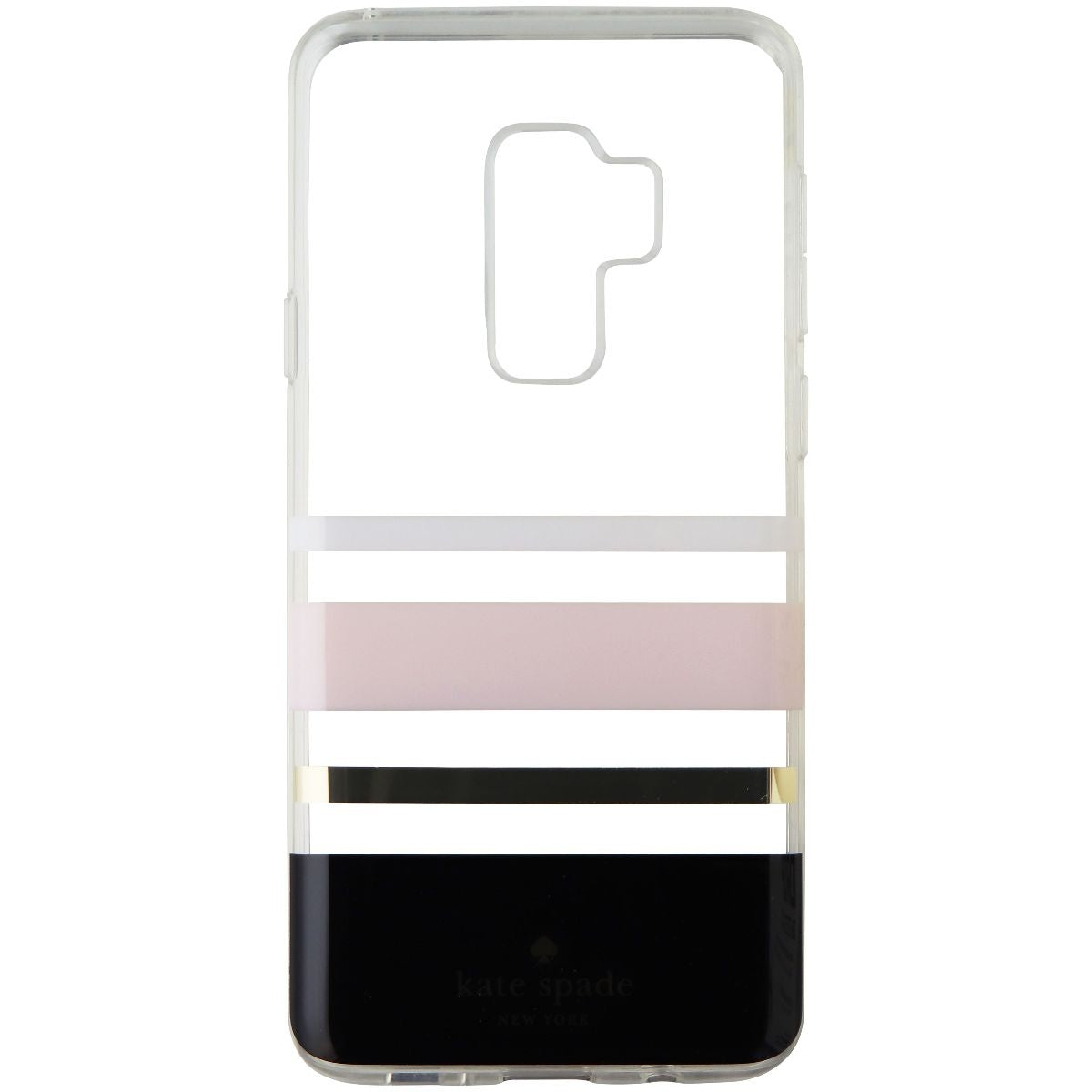 Kate Spade Flexible Hardshell Case for Galaxy S9+ (Plus) Charlotte Stripe Black Cell Phone - Cases, Covers & Skins Kate Spade    - Simple Cell Bulk Wholesale Pricing - USA Seller