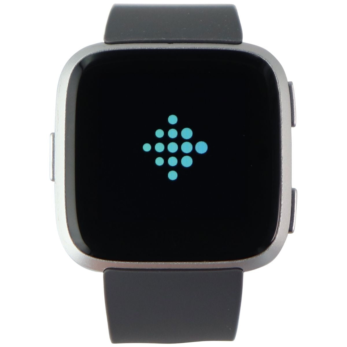 Fitbit Versa (1st Gen) Smart Watch - Silver Aluminum/Gray Band (FB505) Smart Watches Fitbit - Simple Cell Bulk Wholesale Pricing - USA Seller