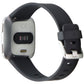Fitbit Versa (1st Gen) Smart Watch - Silver Aluminum/Gray Band (FB505) Smart Watches Fitbit - Simple Cell Bulk Wholesale Pricing - USA Seller