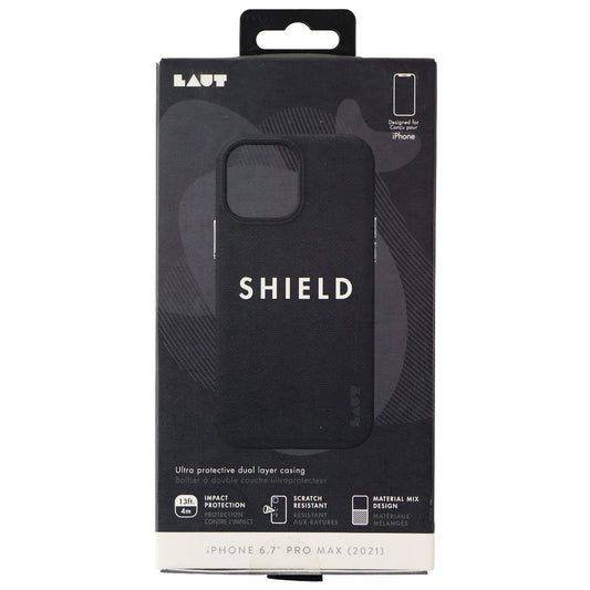 LAUT Shield Series Dual Layer Case for Apple iPhone 13 Pro Max - Black Cell Phone - Cases, Covers & Skins Laut - Simple Cell Bulk Wholesale Pricing - USA Seller