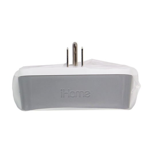 iHome WiFi Smart Plug (1-Pack) for use with Alexa, Google Assistant - White