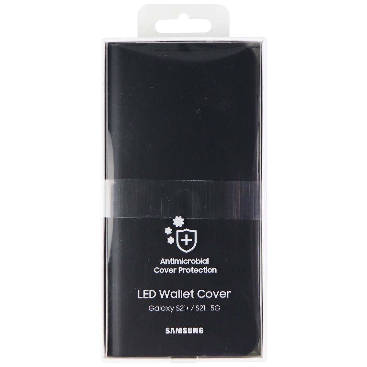 Samsung LED Wallet Cover for Galaxy S21+ (5G) Smartphones - Black Cell Phone - Cases, Covers & Skins Samsung - Simple Cell Bulk Wholesale Pricing - USA Seller