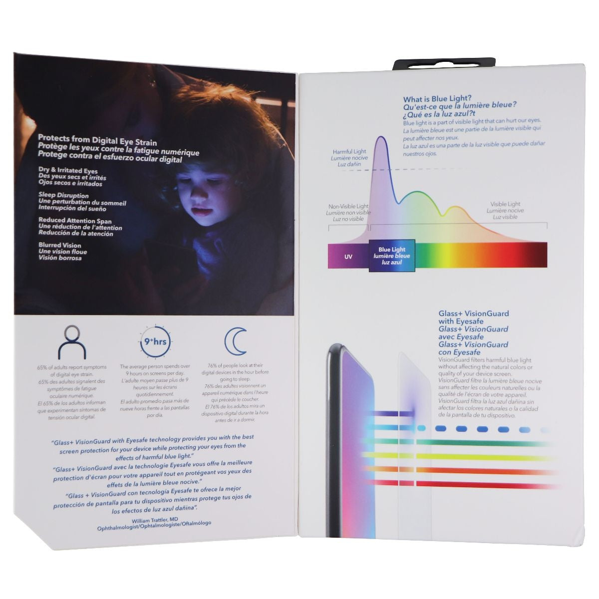 ZAGG Invisible Shield (GlassFusion VisionGuard) Screen Protector for Galaxy S10+ Cell Phone - Screen Protectors Zagg - Simple Cell Bulk Wholesale Pricing - USA Seller