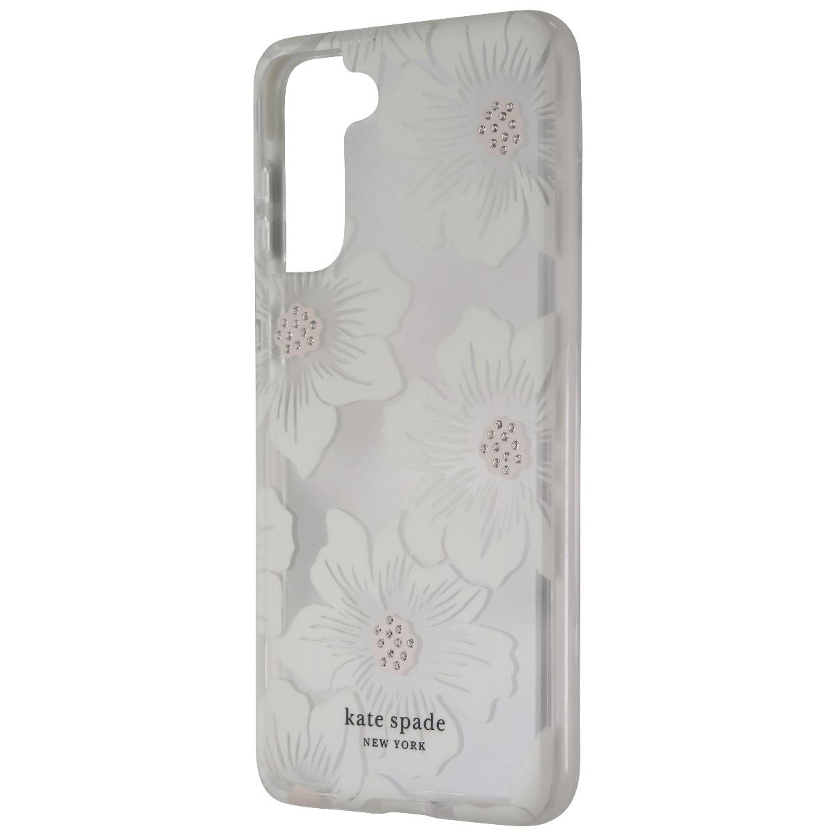 Kate Spade Defensive Hardshell Case for Galaxy (S21+) 5G - Hollyhock Floral Cell Phone - Cases, Covers & Skins Kate Spade    - Simple Cell Bulk Wholesale Pricing - USA Seller