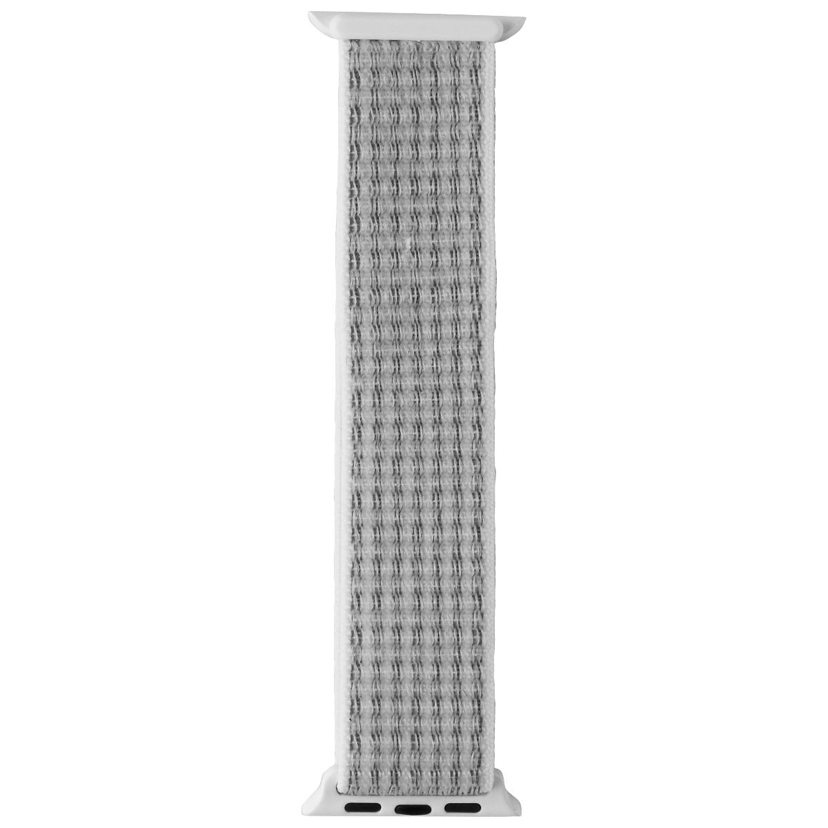 Generic One Piece Sport Loop Band for Apple Watch (38/40/41mm) - White/Gray Smart Watch Accessories - Watch Bands Unbranded - Simple Cell Bulk Wholesale Pricing - USA Seller