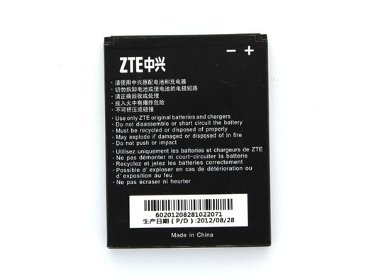 ZTE Rechargeable (1,650mAh) OEM Battery for Warp Sequent (Li3716T42P3H594650)