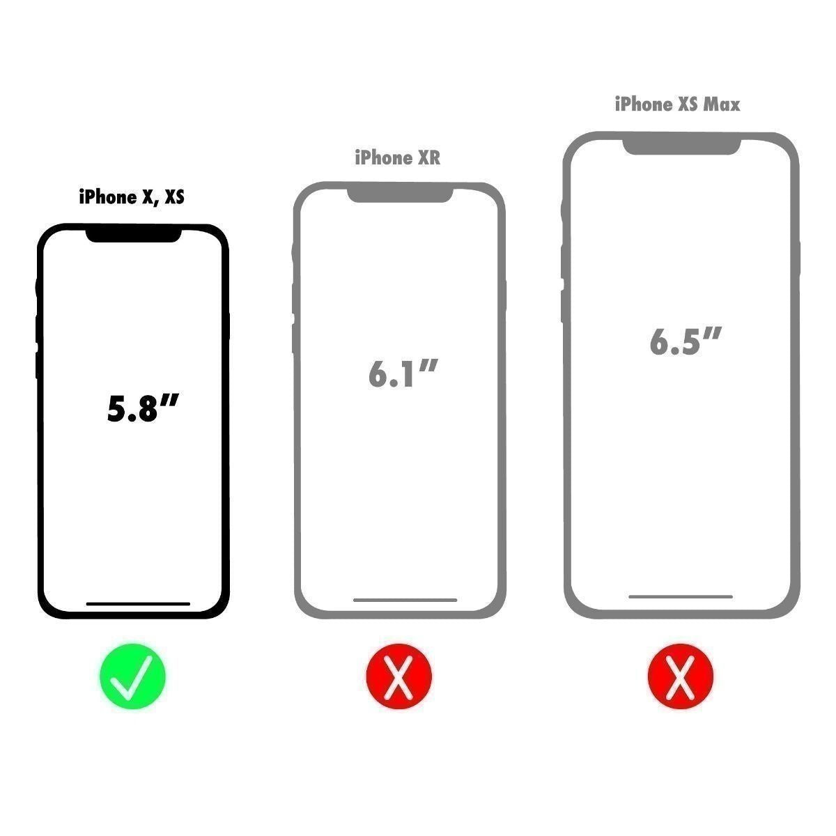 Adidas 3-Stripes Moulded Hard Case for iPhone XS / X - Black W/ White Stripes Cell Phone - Cases, Covers & Skins Adidas - Simple Cell Bulk Wholesale Pricing - USA Seller