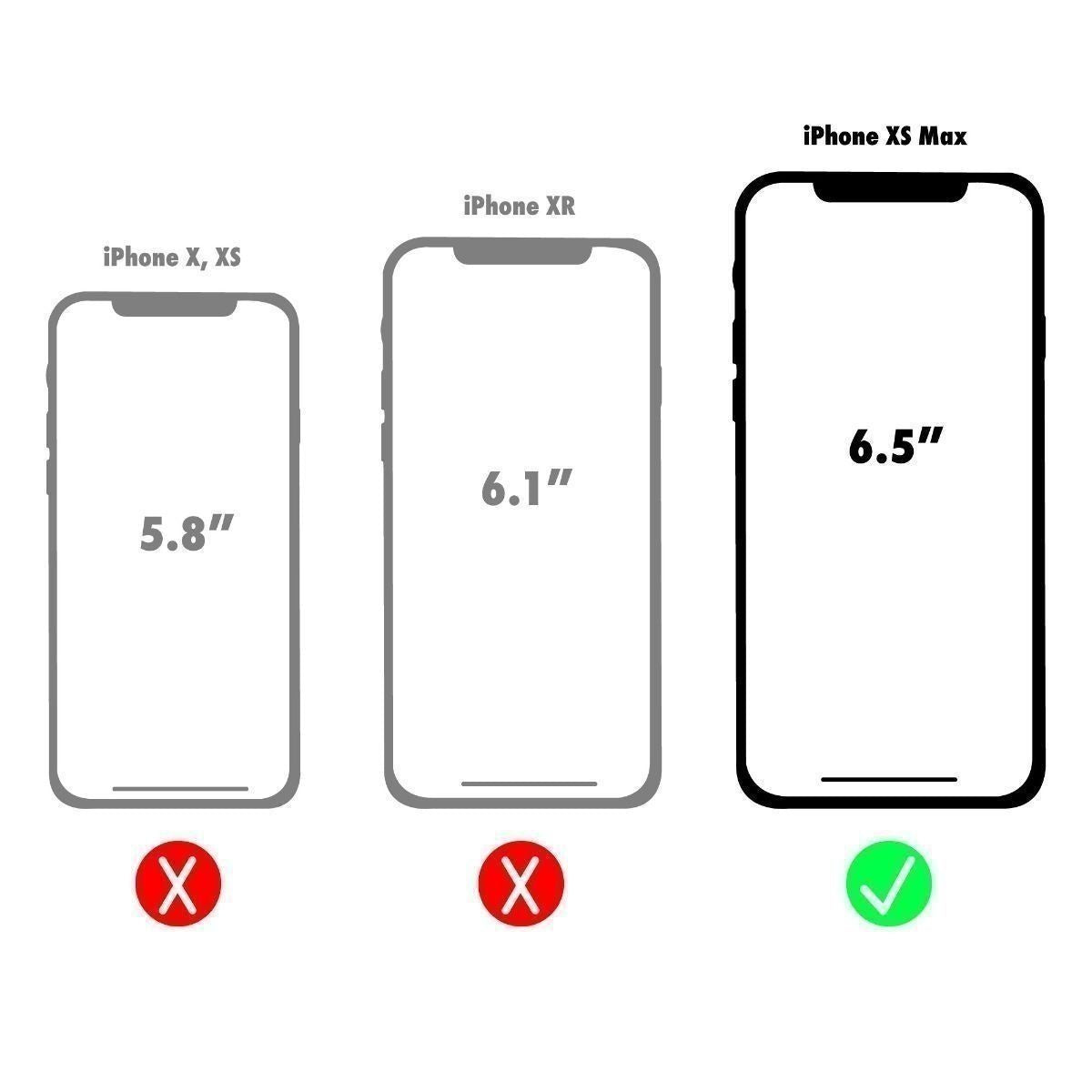 Speck Presidio Show Series Case for Apple iPhone XS Max - Clear/Black Cell Phone - Cases, Covers & Skins Speck    - Simple Cell Bulk Wholesale Pricing - USA Seller