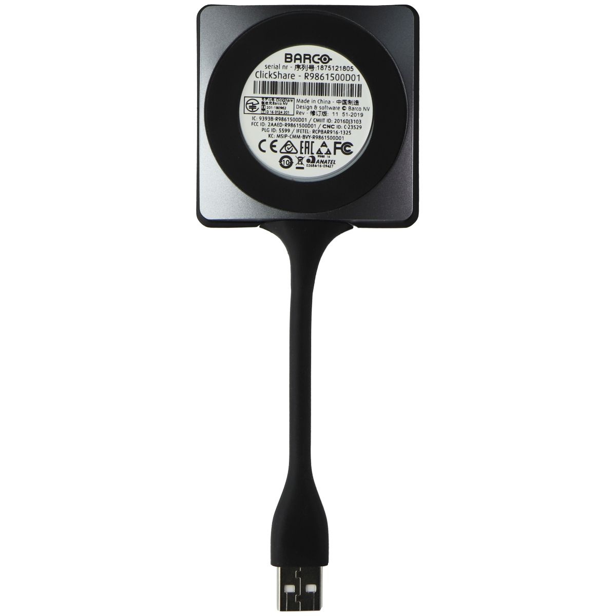 Barco ClickShare Button (R9861500D01) Telecom Systems - Conference Equipment Barco    - Simple Cell Bulk Wholesale Pricing - USA Seller