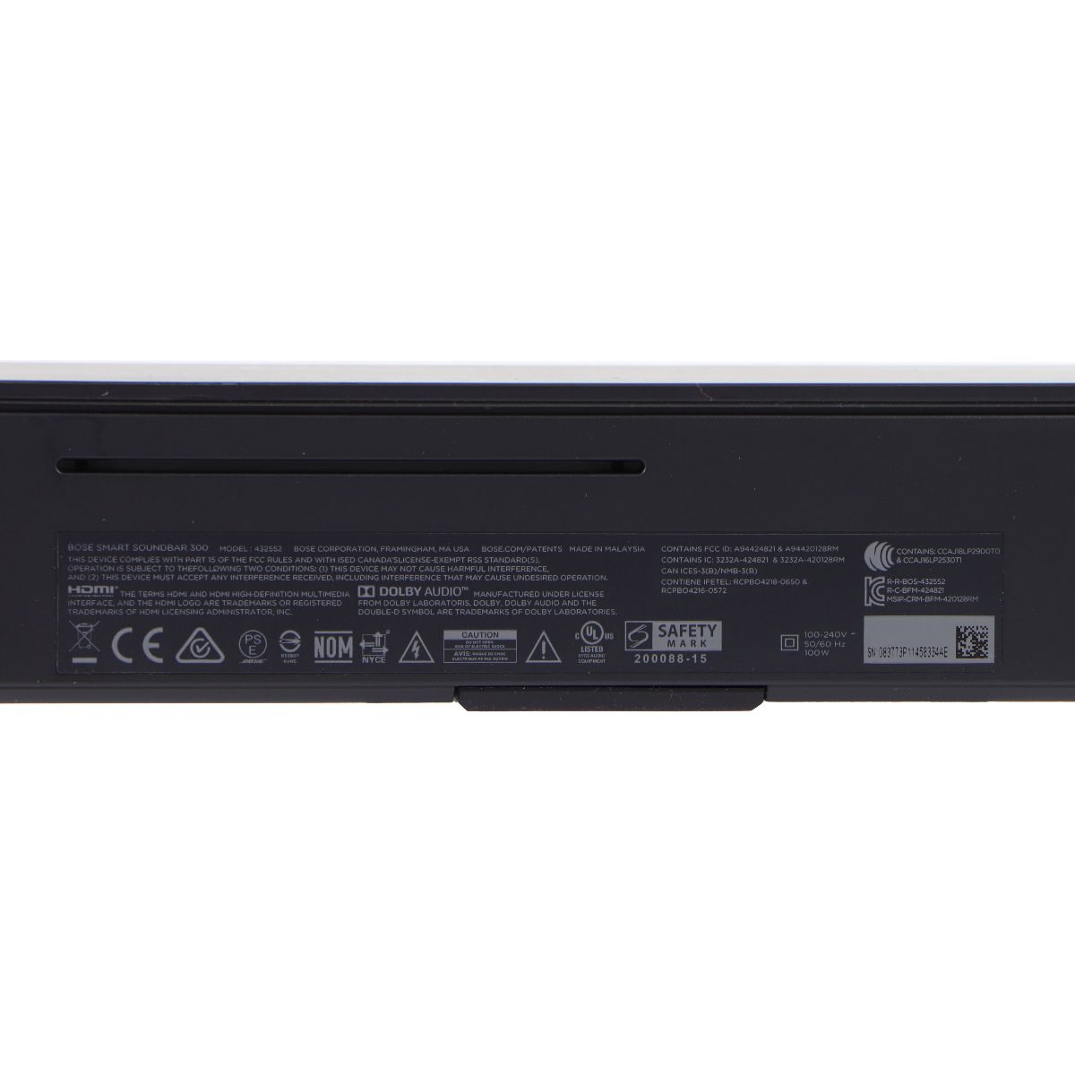 Bose Smart Soundbar 300 and Bass Module 500 System (870014-1100) Home Multimedia - Home Speakers & Subwoofers Bose    - Simple Cell Bulk Wholesale Pricing - USA Seller