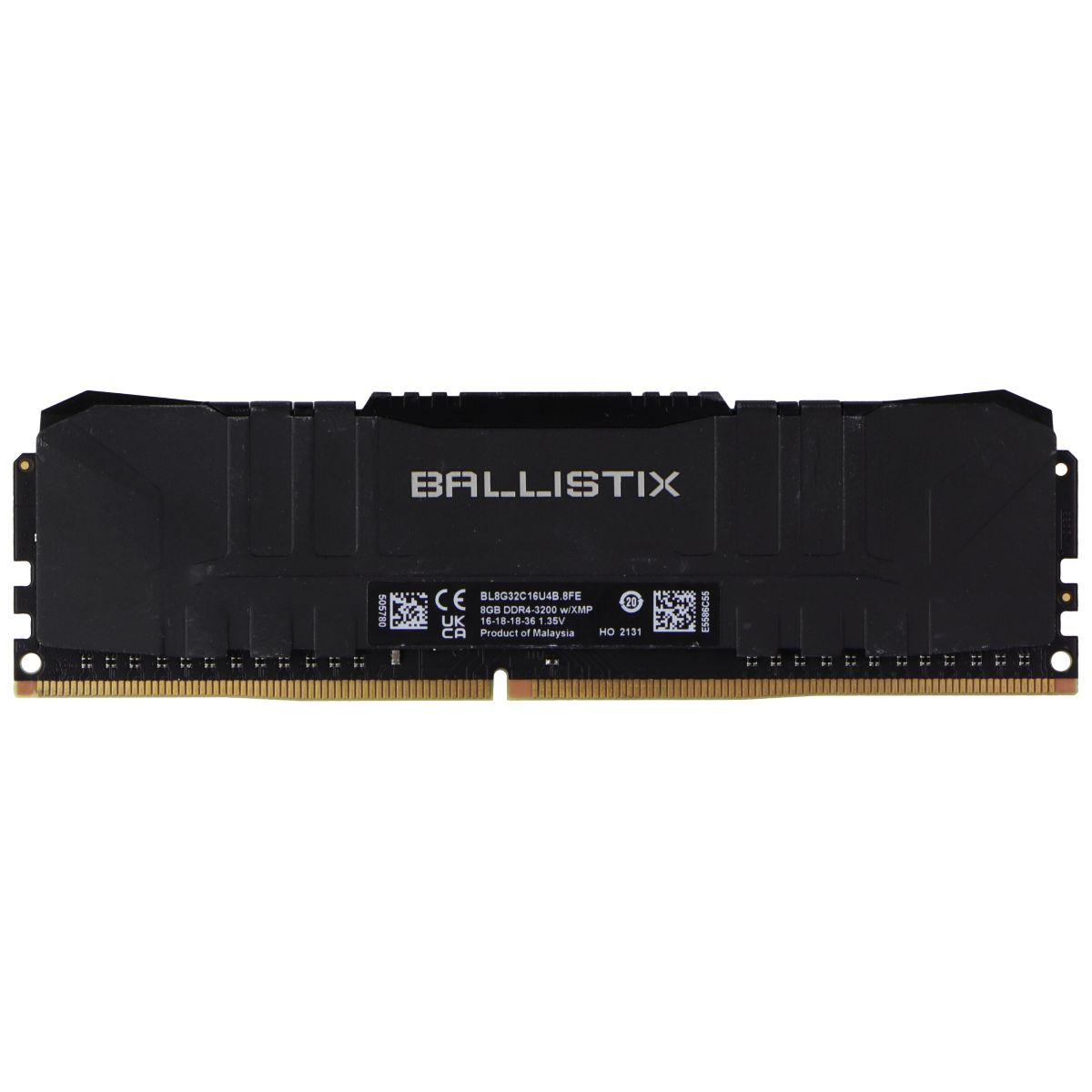 Crucial BALLISTIX (8GB) DDR4 3200MHz Laptop RAM Memory BL8G32C16U4B.8FE - Black Computer Parts - Memory (RAM) Crucial Ballistix    - Simple Cell Bulk Wholesale Pricing - USA Seller