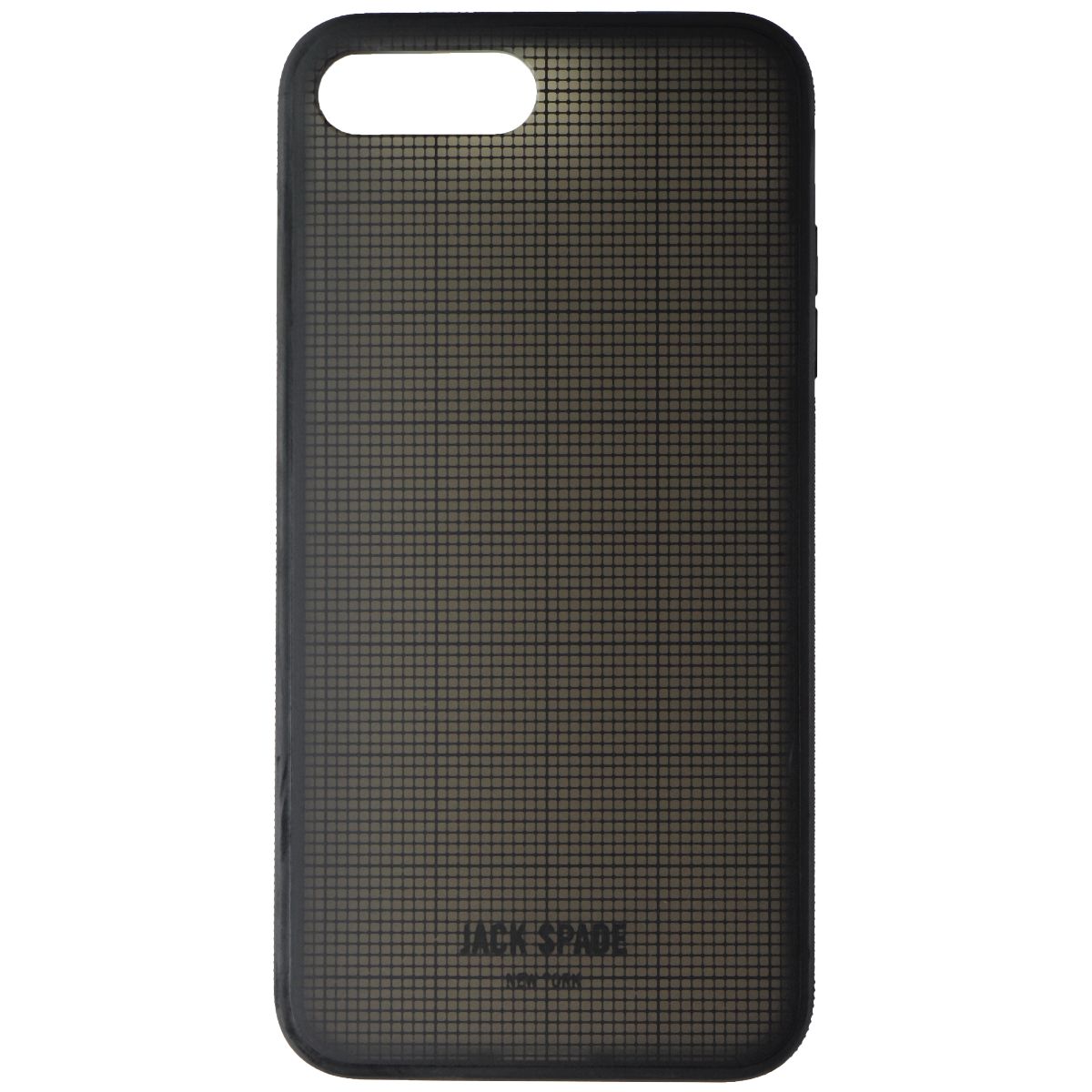 Jack Spade Printed Clear Case for iPhone 8 Plus / 7 Plus - Graphic Check Gray Cell Phone - Cases, Covers & Skins Jack Spade    - Simple Cell Bulk Wholesale Pricing - USA Seller