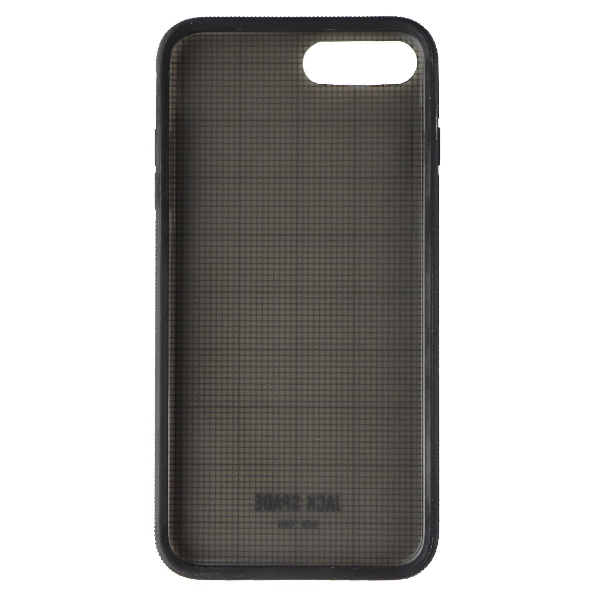 Jack Spade Printed Clear Case for iPhone 8 Plus / 7 Plus - Graphic Check Gray Cell Phone - Cases, Covers & Skins Jack Spade    - Simple Cell Bulk Wholesale Pricing - USA Seller