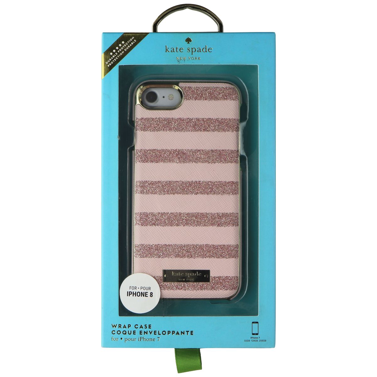 Kate Spade Wrap Case for Apple iPhone 8 / iPhone 7 - Rose Quartz Saffiano Cell Phone - Cases, Covers & Skins Kate Spade New York    - Simple Cell Bulk Wholesale Pricing - USA Seller