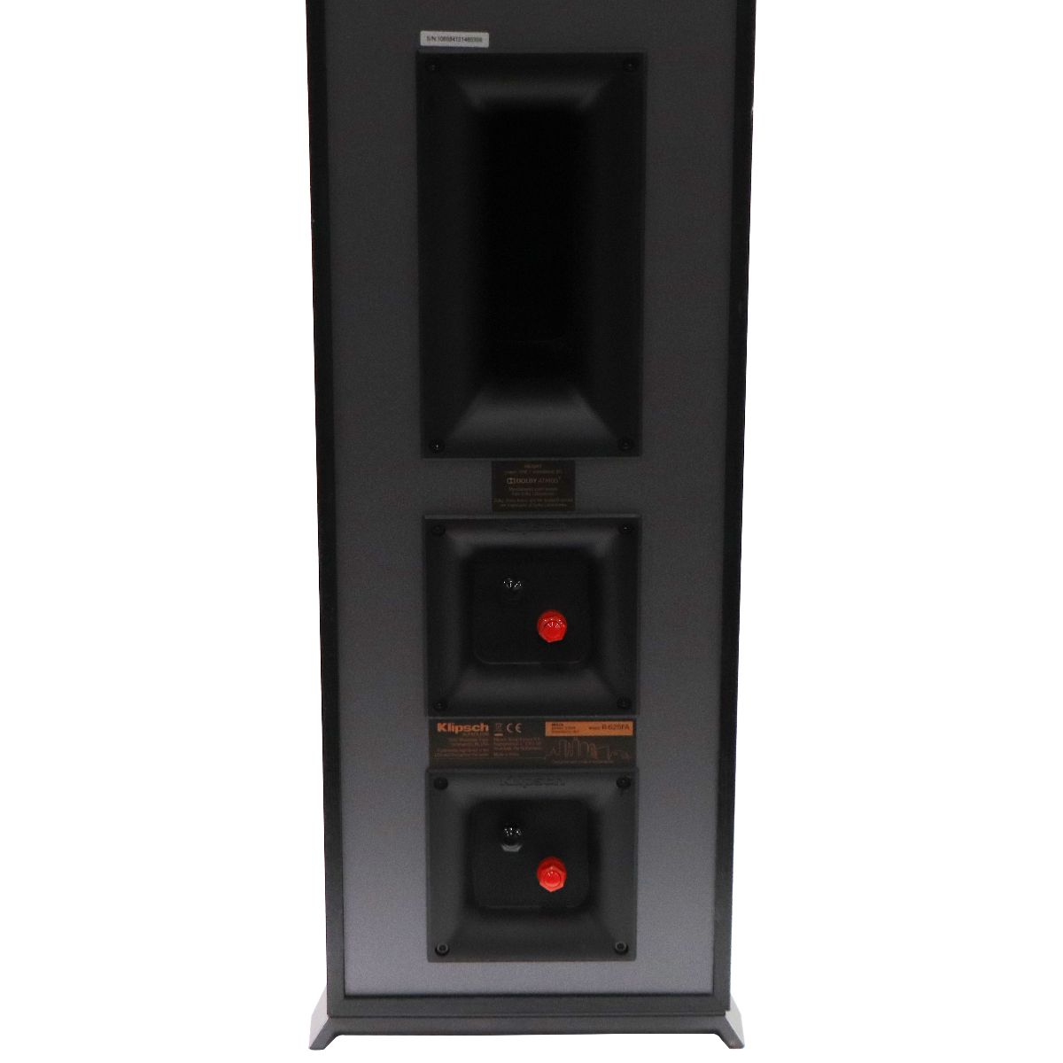 Klipsch Reference R-625FA Dolby Atmos Floorstanding Speaker - Black (Single) Home Multimedia - Home Speakers & Subwoofers Klipsch    - Simple Cell Bulk Wholesale Pricing - USA Seller